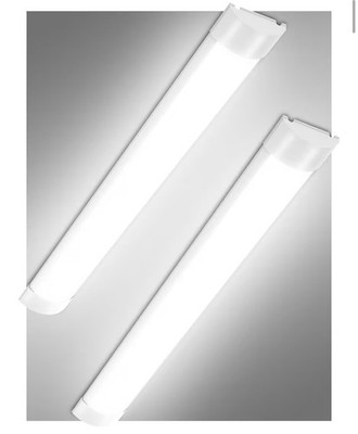 2 Stück 4 Fuß 115 cm LED Batten Leuchte, 40 W LED Röhre Leuchte Decke Aufputz Lig
