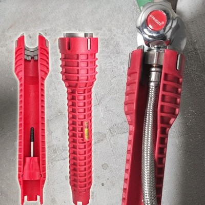 8 in1 Multifunction Faucet Wrench Water Pipe Tap Spanner Bath Sink Installer