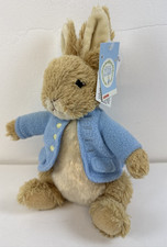 Gund Peter Rabbit Soft Toy Rabbit Plush Beatrix Potter Bunny 8”