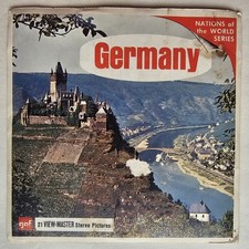 Germany View Master 3 Reel Set Packet Booklet B193 Complete GAF Vintage