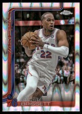 2025-26 Topps Chrome #20 Oshae Brissett Pulsar Refractor