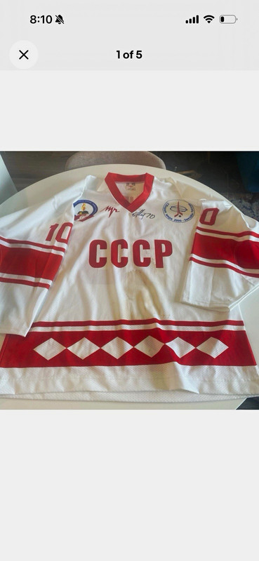 Pavel Bure Game Worn Used Jersey USSR Stars of Russia 2000 HOF Canucks Panthers
