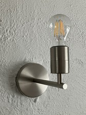 IKEA Skaftet Wall Lamp - Nickel Plated Brand New Sealed