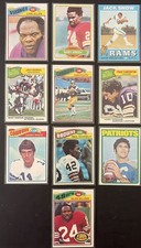1970’s TOPPS Vintage FOOTBALL 9 CARD LOT