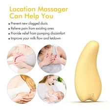 Warming Lactation Massager Heat Vibration Breast Massager For Breastfeeding VOLE