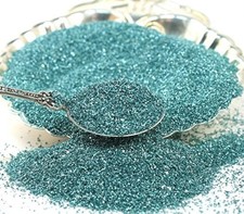 Light Blue German Glass Glitter 1oz   Fine 90 Grit Sparkly Imported Glass, 311-9