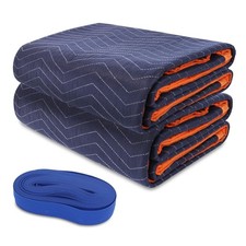 Heavy Duty Moving Blankets 2 Pack 72x80in Furniture Moving Blankets with