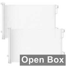 Cumbor 2-Pack Retractable Baby Gates for Stairs, 55" Wide Soft Mesh