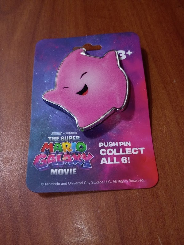 Super Mario Galaxy movie PINK Luma Pin Collectable!
