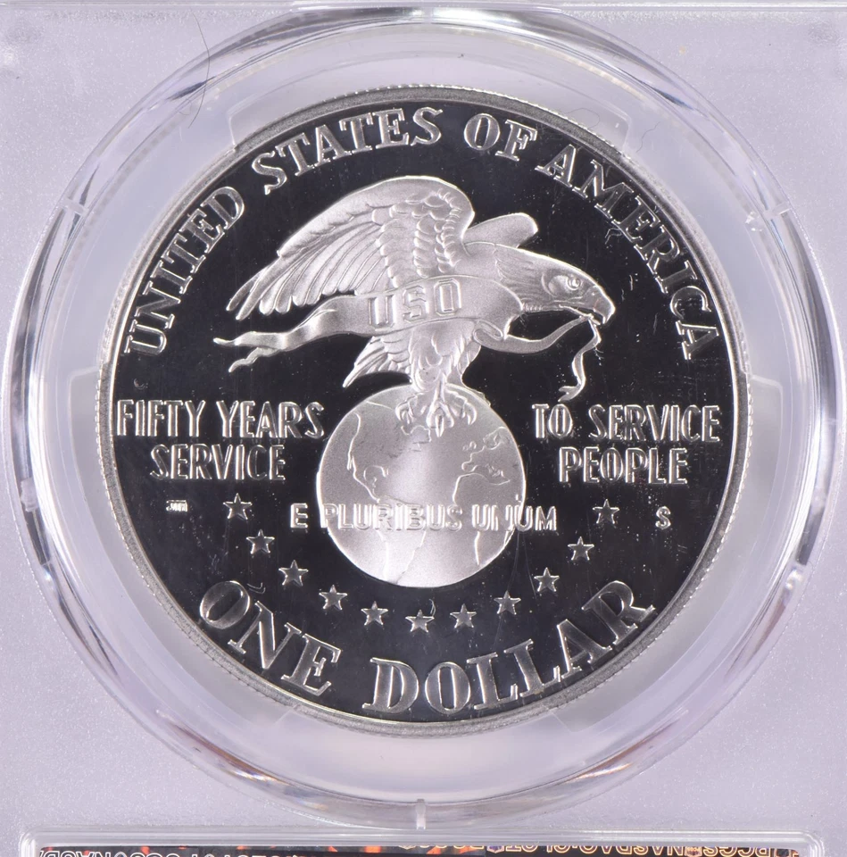 PR70 1991-S DCAM USO Commemorative Silver Dollar PCGS *1144 - Image 4 of 4