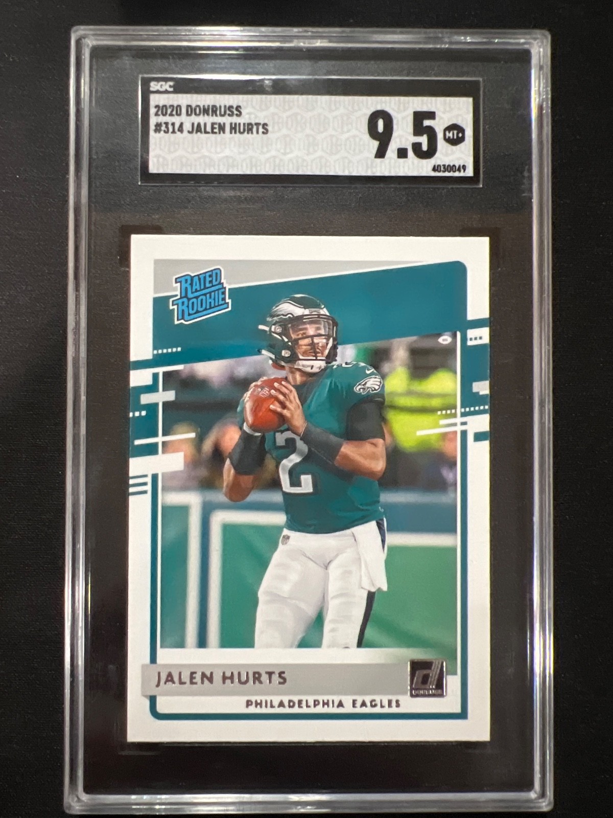 2020 Panini Donruss - Rated Rookie Jalen Hurts #314 (RC)