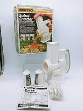 Presto Salad Shooter Electric Slicer Shredder 02910 Vintage Chopper Tested