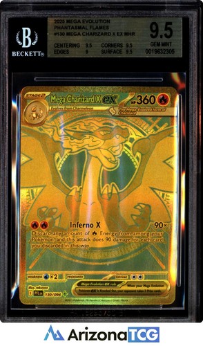 Mega Charizard X ex graded BGS 9.5 for sale on eBay
