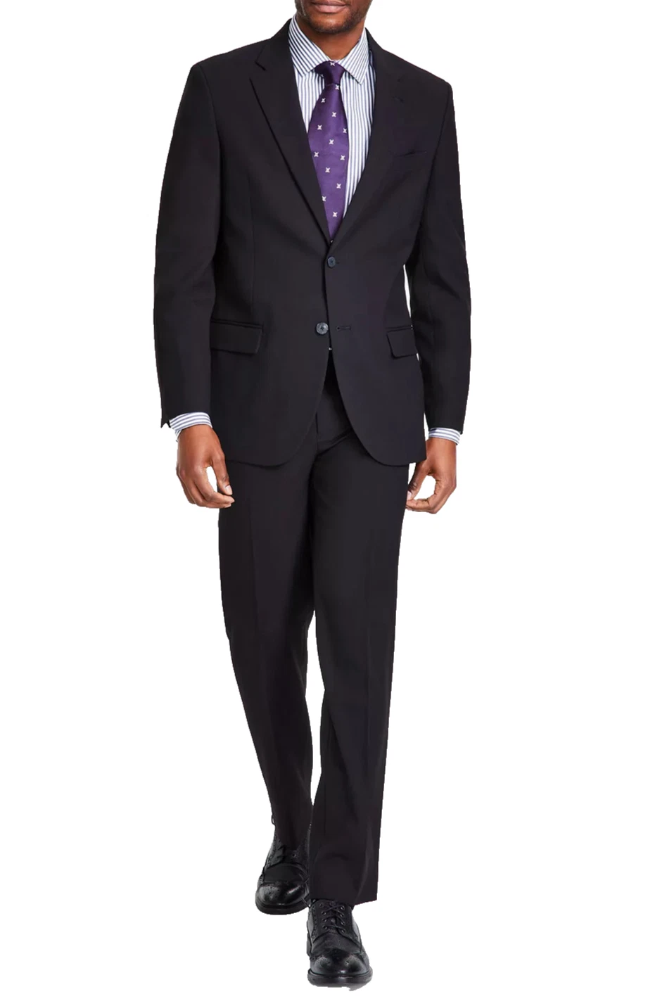 Nautica Men's Suit 46R 40x32 Black Modern Fit Bi-Stretch Performance NWT $395
Opens in a new window