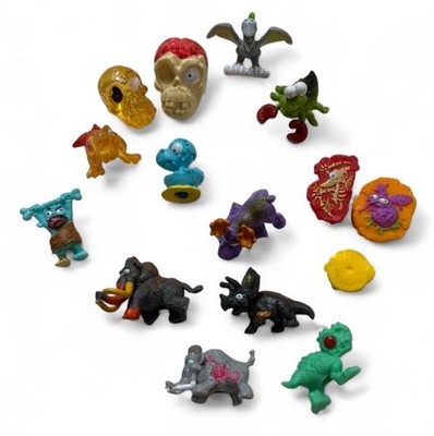 Zuru Smashers Dino Mini Figure Assorted Lot Of 14 Fossils Skulls T Rex Etc