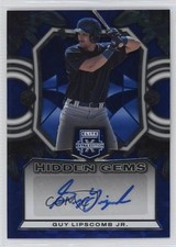 2023 Panini Elite Extra Edition Hidden Gems Blue Guy Lipscomb Jr Auto 0l1