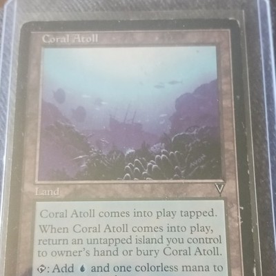 Wizards of the Coast Magic: The Gathering Visions Coral Atoll Land Unc Reg EN