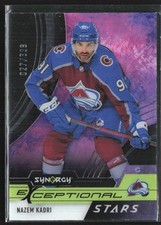 Nazem Kadri 2021-22 Upper Deck Synergy Exceptional Stars /899 #ES-NK Colorado