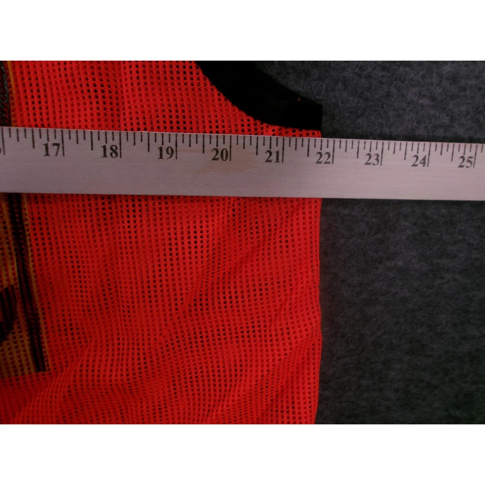 Chaleco Sewb EE. UU. Grande Naranja Malla Rendimiento 1992 Estampado Gráfico De Colección Atlético Foto 4 de 4