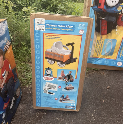 Peg Perego Thomas Track Rider Clarabel Passenger Car RARE AND COLLECTIBLE