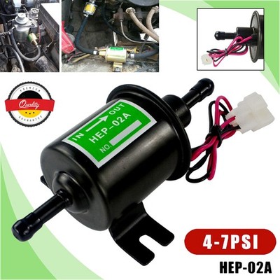 12V HEP-02A 8mm Kraftstoffpumpe Benzinpumpe Elektrische Baumaschine Diese 70L/H