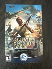 PlayStation 2 PS2 Medal Of Honor Rising Sun MANUAL ONLY