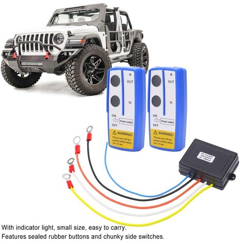 12V 24V Wireless Winch Remote Control Kit for Truck ATV SUV 75ft Range - Picture 14 of 24