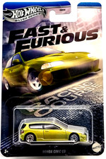 Hot Wheels Fast & Furious Silver Series Car / Auto Honda Civic EG 1/5