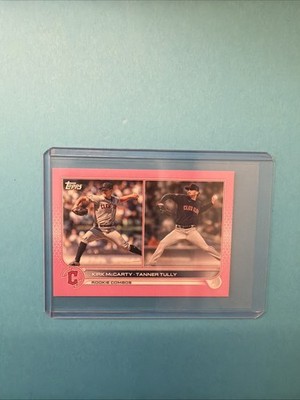 2022 Topps Mini - Rookie Combos Tanner Tully, Kirk McCarty #US78 Pink /25 (RC)