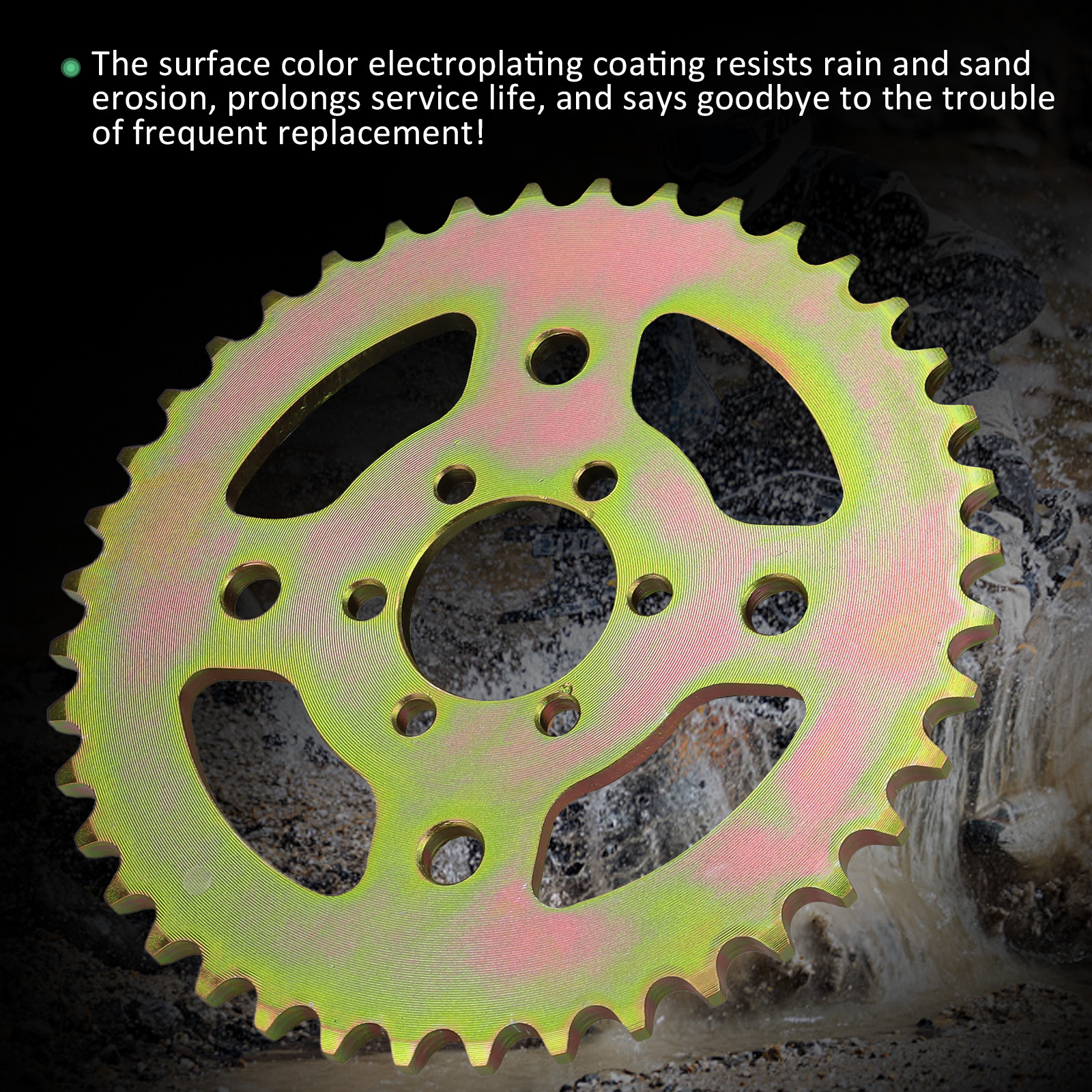 JMCHstore 40T High Speed Rear Chain 6 Hole Sprocket # 40 41 420 for Coleman CT10