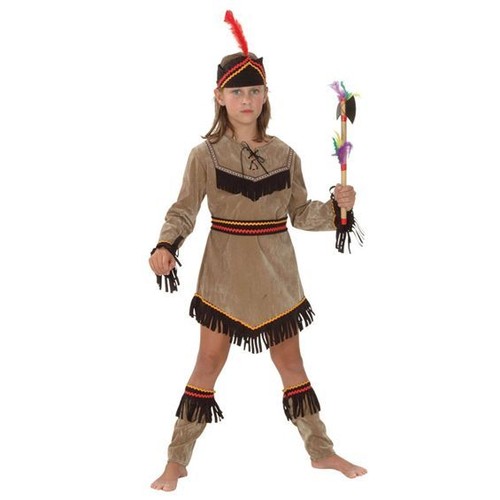 EINHEIMISCHES ROTES INDISCHES JUNGEN-MÄDCHEN-KOSTÜM KOSTÜME - Bild 11 von 14