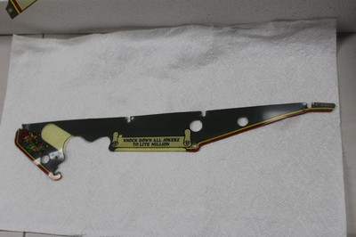 Williams JOKERZ Pinball Machine USED Plastic - BROKEN END
