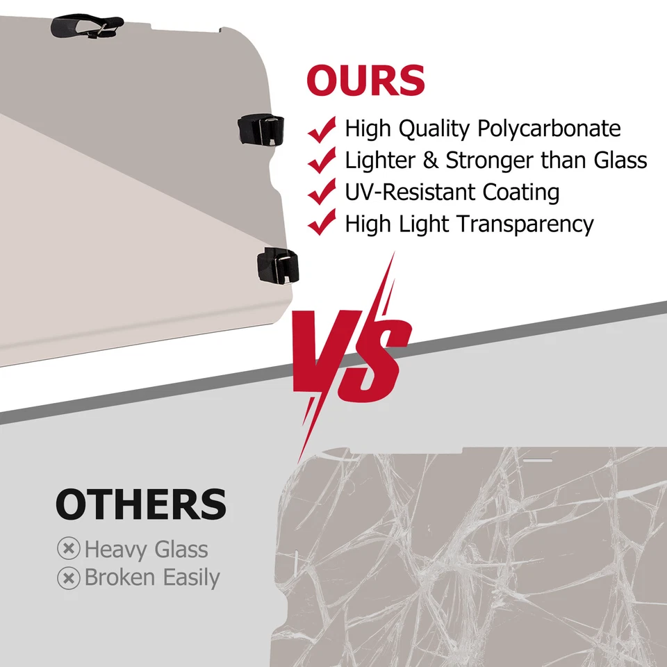 Rear Windshield Back Window Tinted For Polaris RZR XP 4 1000/TURBO 2014-2023 Foto 2 de 4