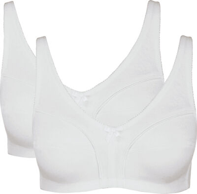 Viania BH ohne Bügel 2er-Pack