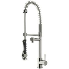 VIGO Zurich Stainless Steel Pull-Down Spray Kitchen Faucet VG02007ST