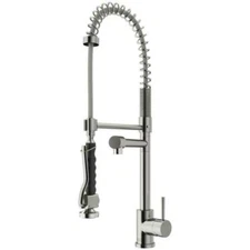 VIGO Zurich Stainless Steel Pull-Down Spray Kitchen Faucet VG02007ST