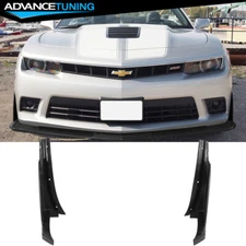 Fits 14-15 Chevrolet Camaro SS Front Bumper Winglets 1LE Style Unpainted PU 2PCS