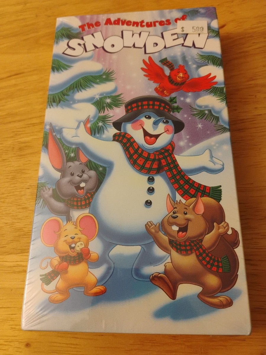 The Adventures of Snowden VHS Video Tape 1997 Animated Snowman
