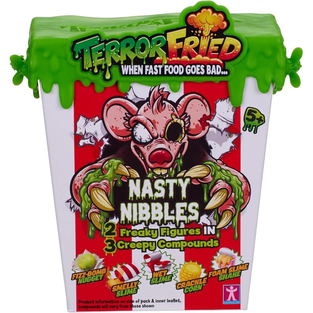 TERROR FRIED NASTY NIBBLES PACK OF 2 FIGURES IN CREEPY COMPOUNDS