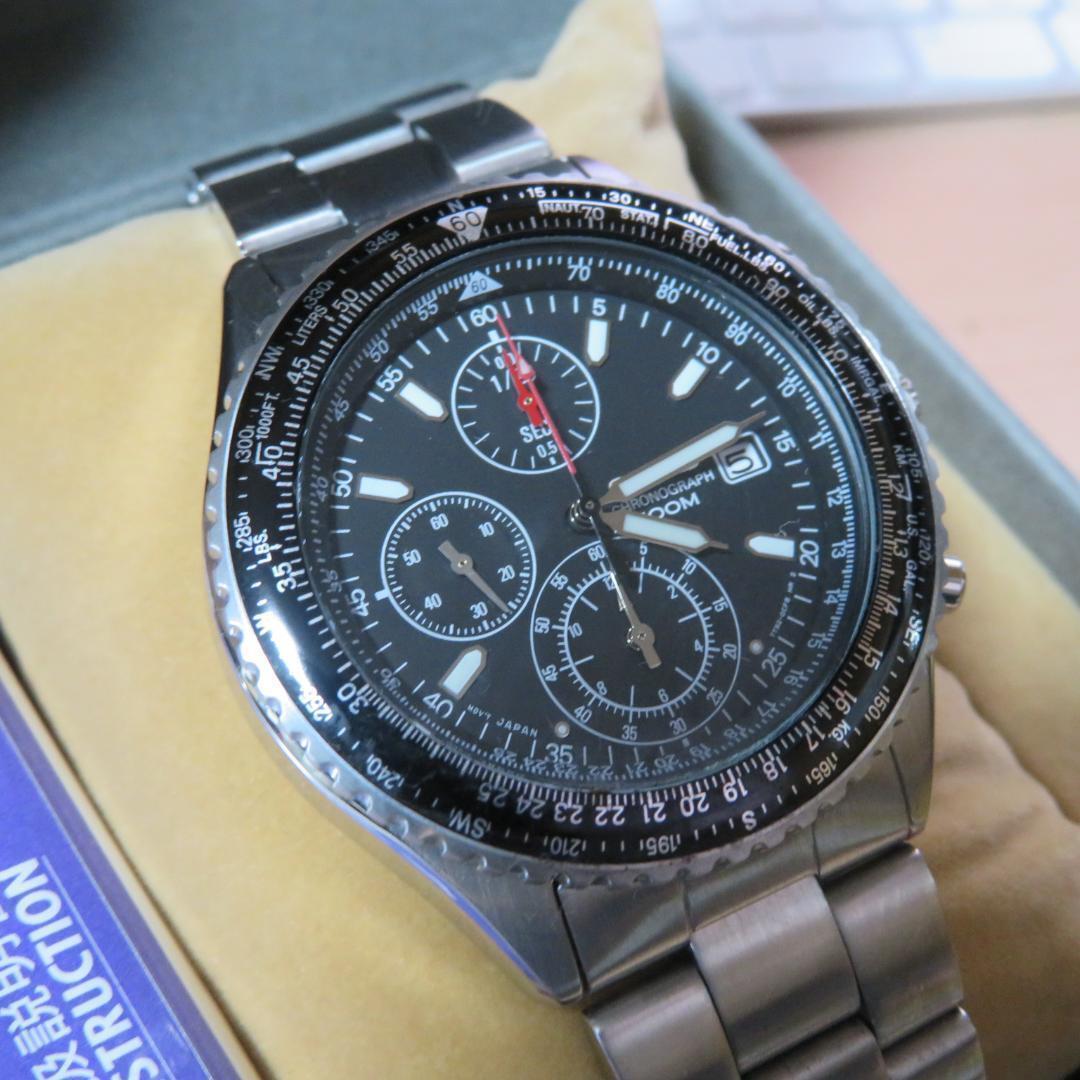 SEIKO Chronograph SSB031PC 6T63-00D0 Men's Black Quartz From SEIKO Chronograph SSB031PC 6T63-00D0 Men's Black Quartz From