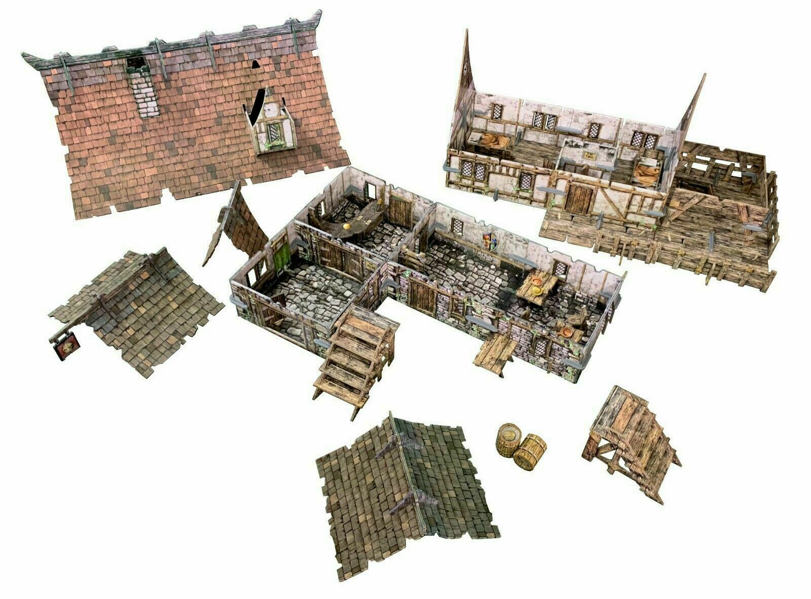 Battle Systems Terrain Fantasy Tavern Modular Card D-D DND 9190₽