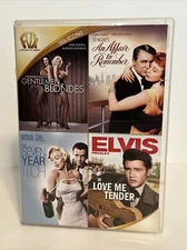 50’s Classic’s SEVEN YEAR ITCH GENTLEMEN PREFER BLONDES LOVE ME TENDER AN AFFAIR