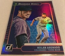 2021 Donruss Baseball Nolan Arenado Colorado Rockies Diamond Kings Purple #29