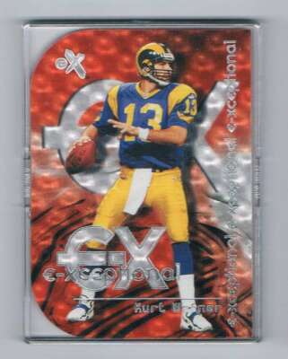 2000 E-X E-Xceptional Rot #1 Kurt Warner Nm-Mt