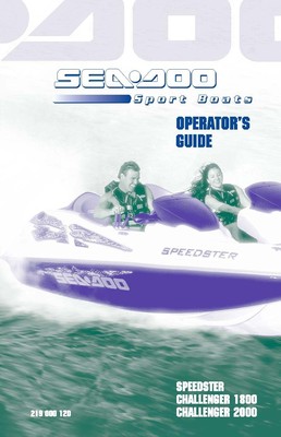 Sea-Doo Owners Manual Book 2002 X-20