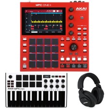 Akai Professional Mpc One+ Standalone Sampler And Sequencer With White Keyboard