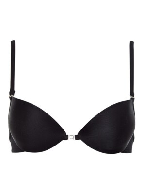 Soutien-gorge Balconnet Lormar Joker 18 - Multi-positions, Armature, Push-up - Blanc/noir/nu