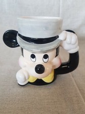 Disney Mickey Mouse in Top Hat Mug made in Japan, Vintage Mickey Mouse Cup *