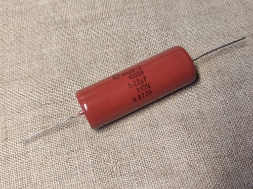 4 pcs 0.22 uF / 220 nF 1000 V , PIO Audio Capacitors K42Y-2, RED - 第 1/6 張圖片