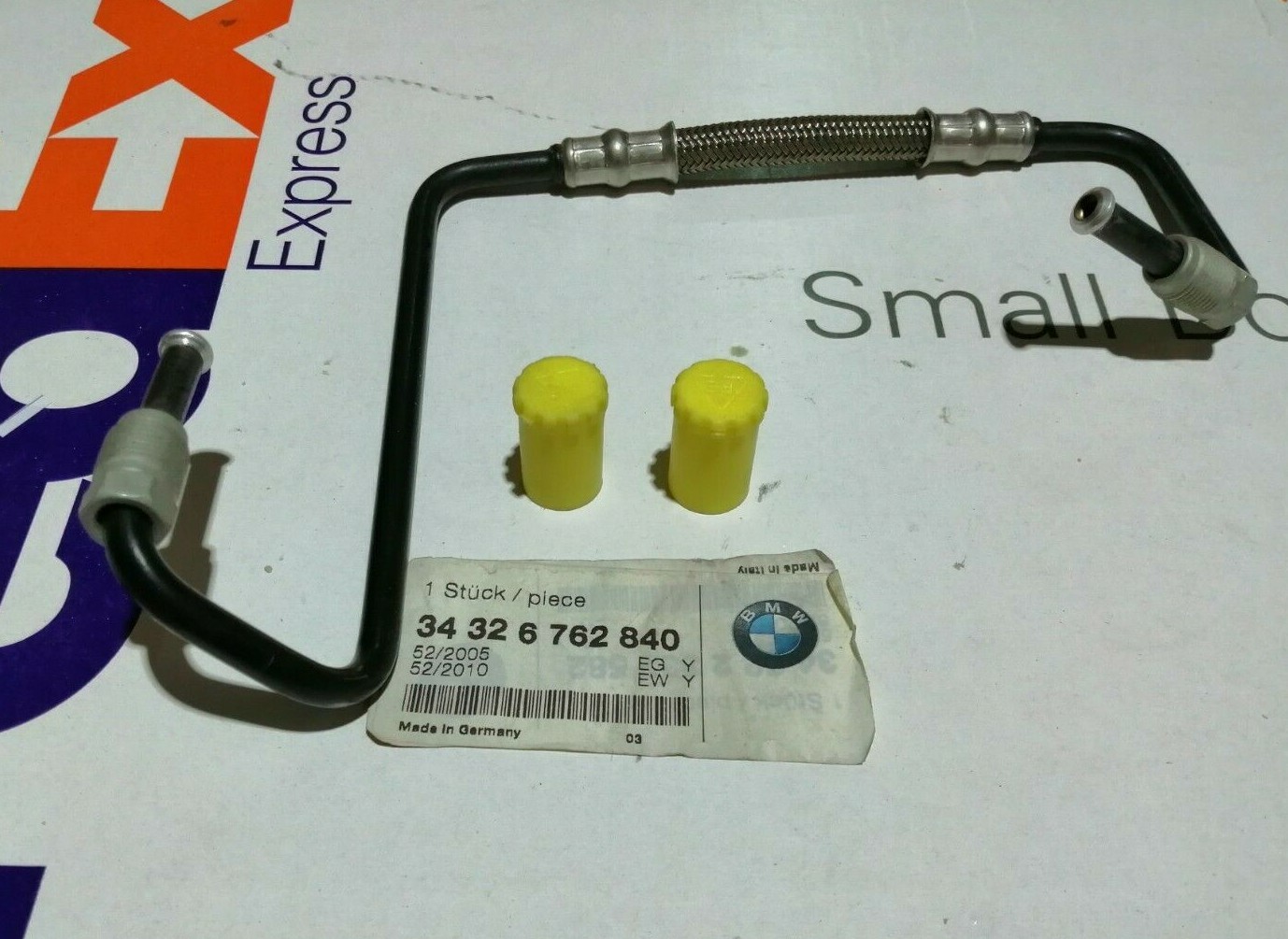 NEW GENUINE BMW 34326762840 Pipeline with pressure hose B&V | eBay 